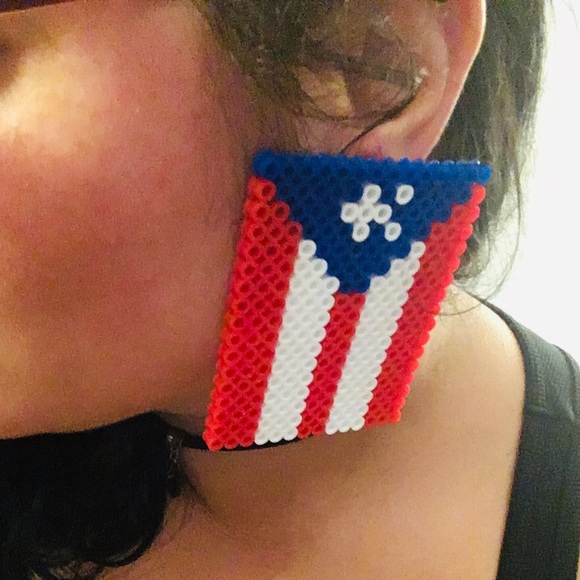Custom made Puerto Rican Earrings. - Picture 3 of 3